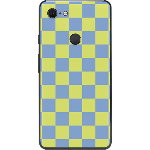 Neon Checkered Google Pixel 3 XL Skin